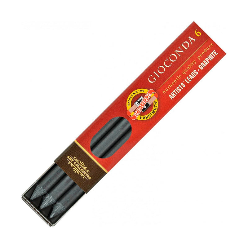Koh-İ-Noor Graphite 6'lı Portmin Ucu 6B - Sanatsal Çizim ve Eskiz Ucu