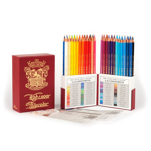 Koh-İ-Noor Polycolor Retro 48 Renk Kalem Seti - Sanatçı Çizim ve Boyama Kalemleri