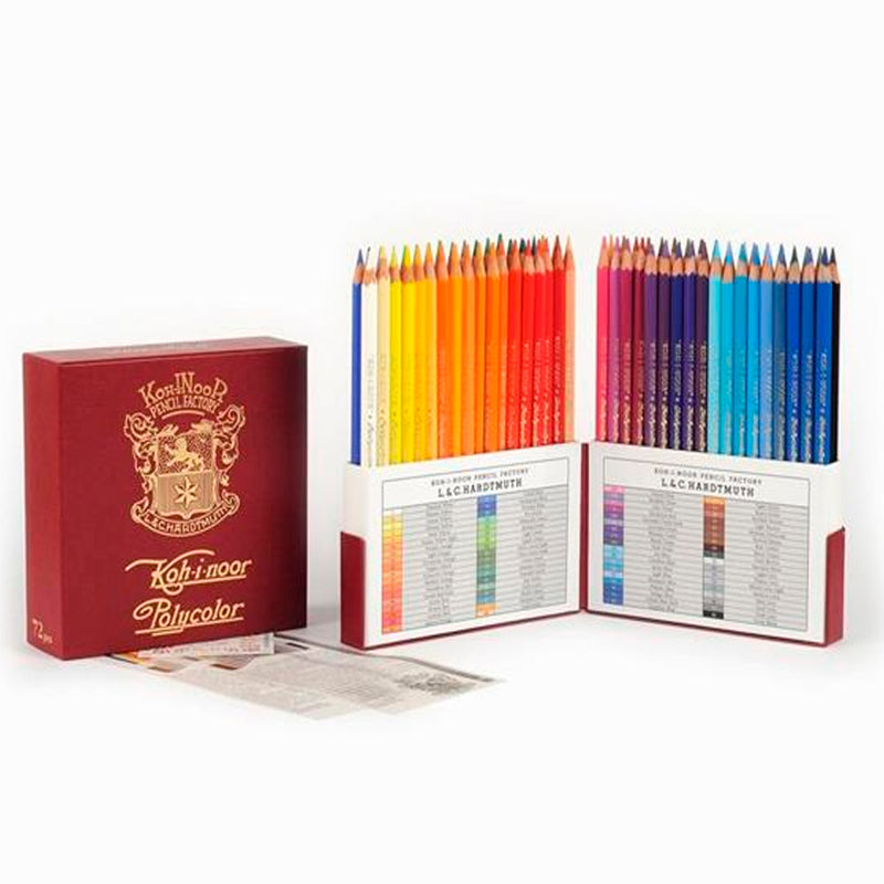 Koh-i Noor Retro-Polycolor 72'li Special Edition Kuru Boya Kalem Seti - Sanatsal Çizim ve Profesyonel Eskiz Seti
