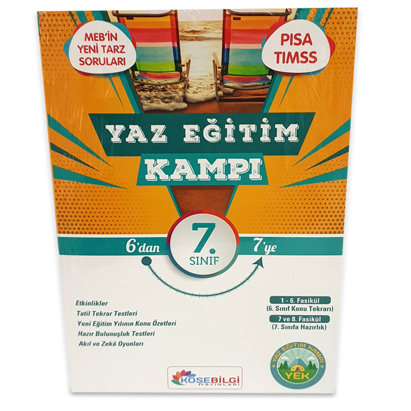 Köşebilgi Yayınları 7. Sınıf Yaz Kursu Kitabı
