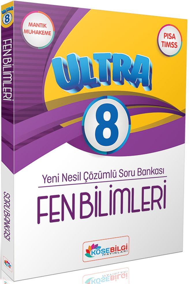 Köşebilgi Yayınları 8. Sınıf Ultra Fen Bilimleri Çözümsüz Soru Bankası