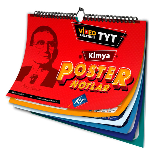KR Akademi Yayınları TYT Kimya Poster Notlar