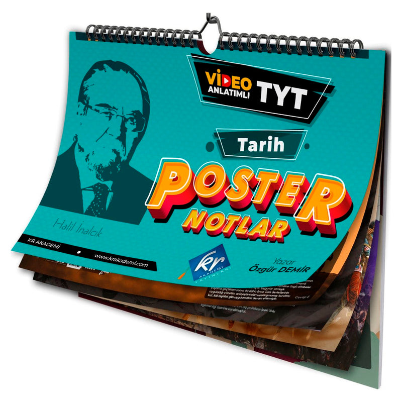 KR Akademi Yayınları TYT Tarih Poster Notlar