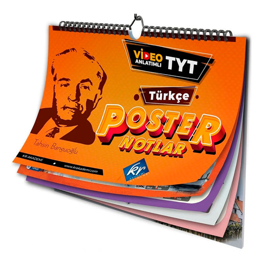 KR Akademi Yayınları TYT Türkçe Poster Notlar