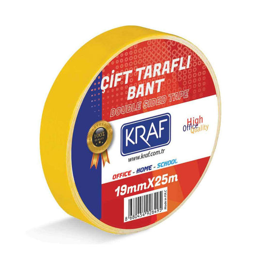 Kraf  150107 19x25 mm Çift Taraflı Bant