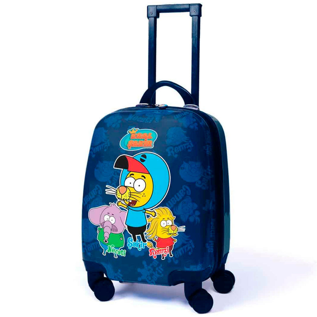 Kral Şakir Mavi Unisex Seyahat Valizi