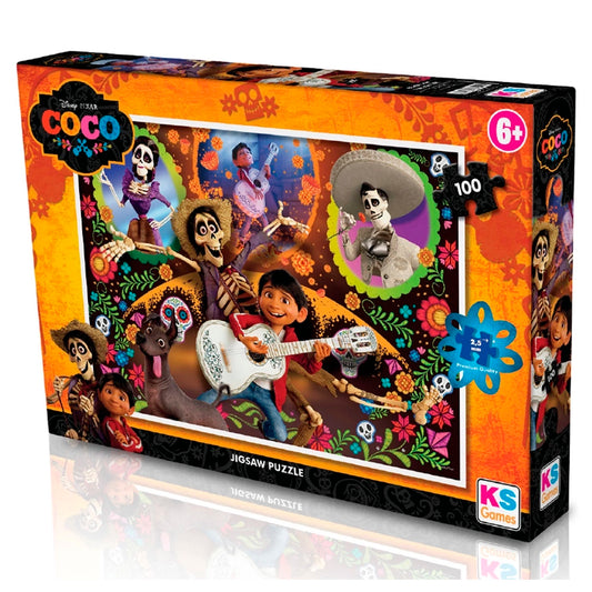 Ks Games Çocuk 100 Parça Coco Puzzle