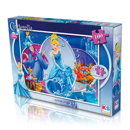 Ks Games 100 Parça Cinderella Çocuk Puzzle