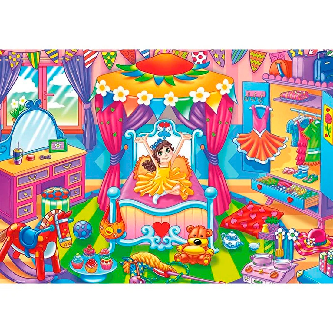 Ks Games A Girl With Toys 24 Parça Jumbo Çocuk Puzzle