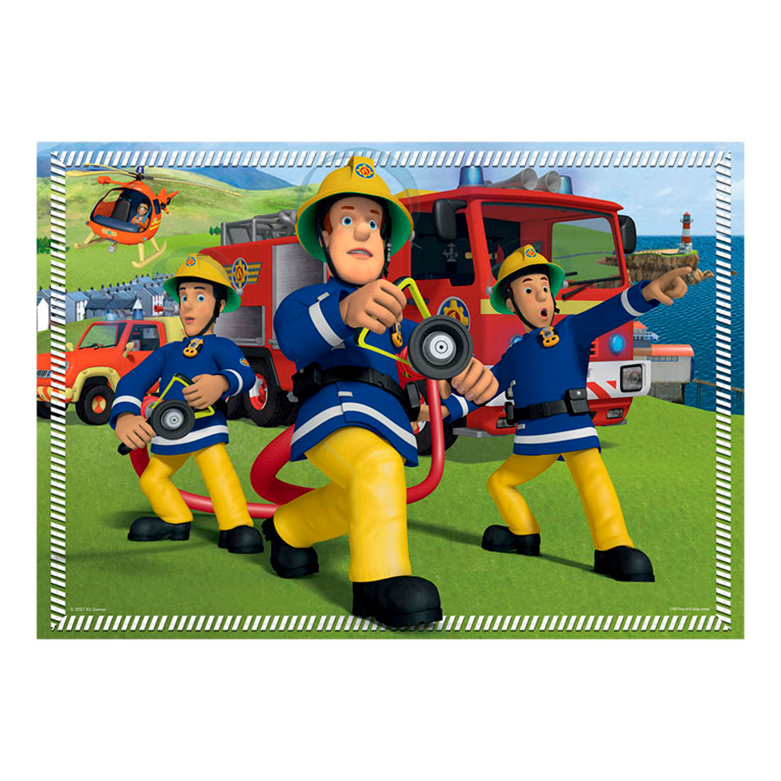 Ks Games Fireman Sam 100 Parça Çocuk Puzzle