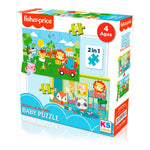 Fisher Price Ks Games Railway Bedtime 2'si 1 Arada Bebek Çocuk Puzzle 0-25 Parça