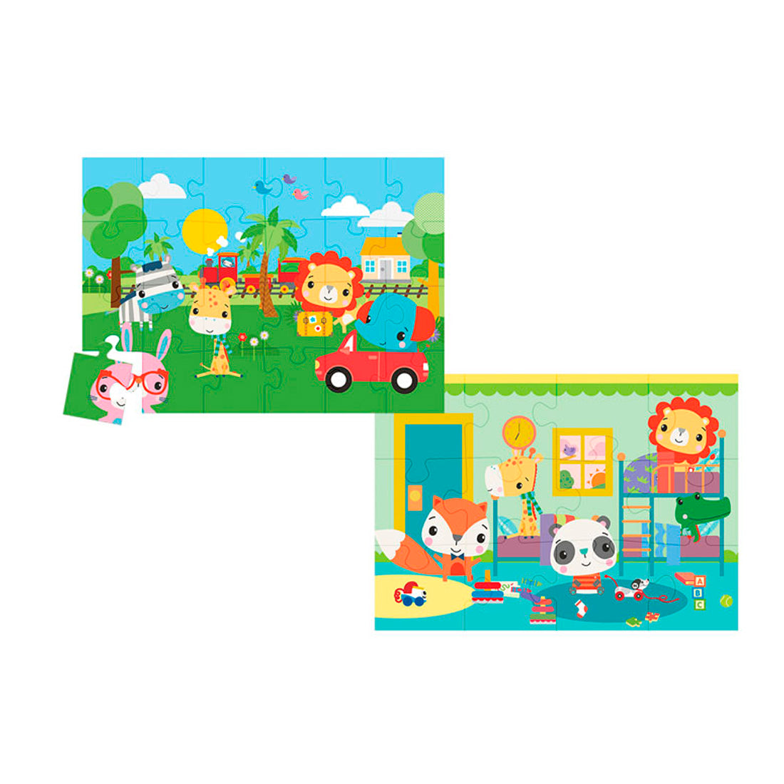 Fisher Price Ks Games Railway Bedtime 2'si 1 Arada Bebek Çocuk Puzzle 0-25 Parça