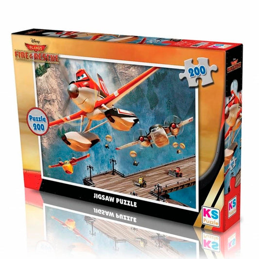 KS Games Cars Çocuk Puzzle 200 Parça