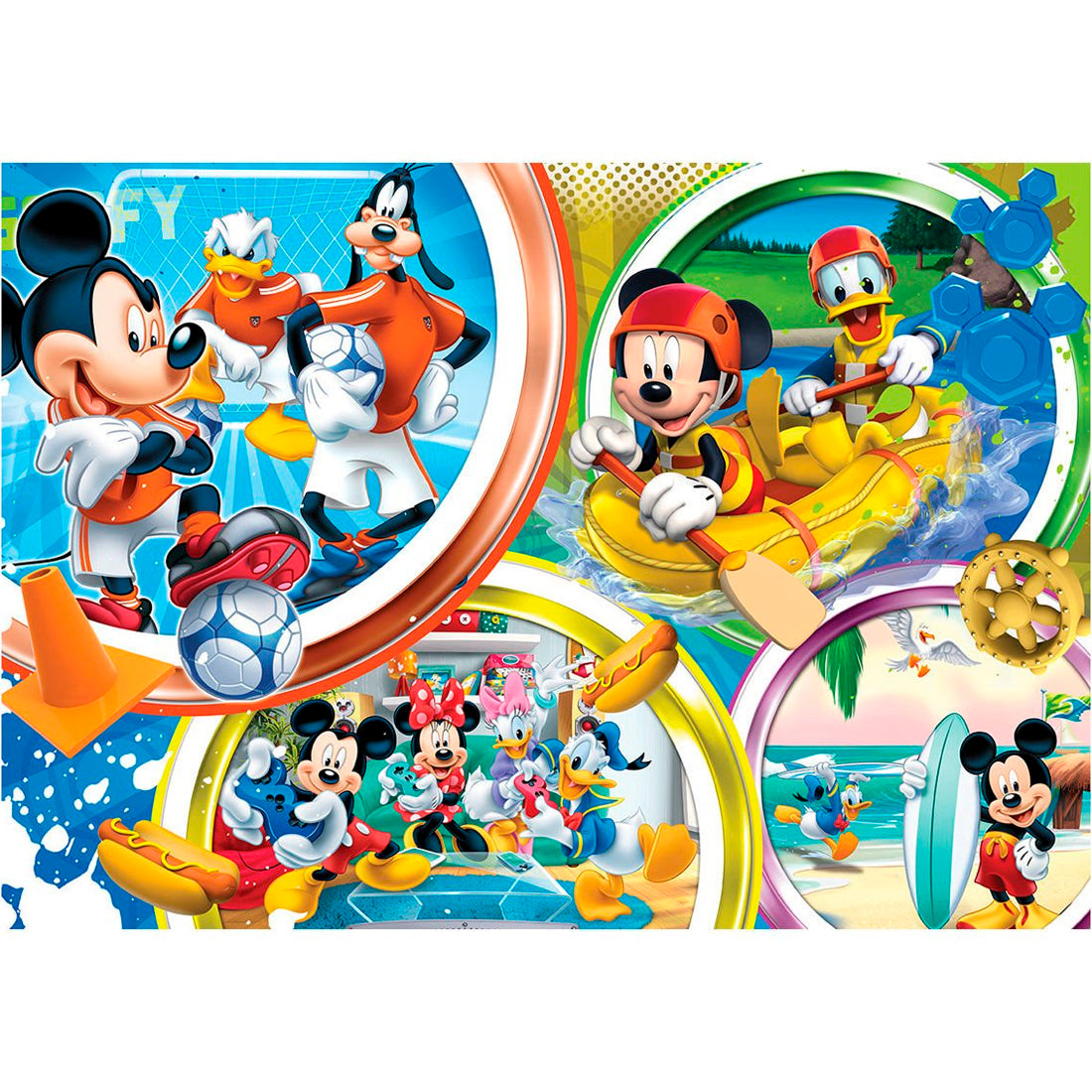 Ks Games Mickey Mouse 200 Parça Çocuk Puzzle