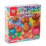Ks Games The Bear Family Çocuk Puzzle 0-25 Parça