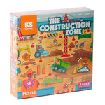 Ks Games The Construction Çocuk Puzzle 0-25 Parça