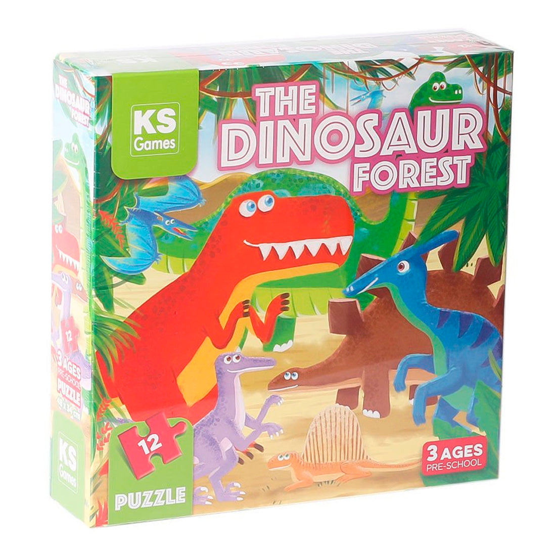 Ks Games The Dinosaur Forest Çocuk Puzzle 0-25 Parça
