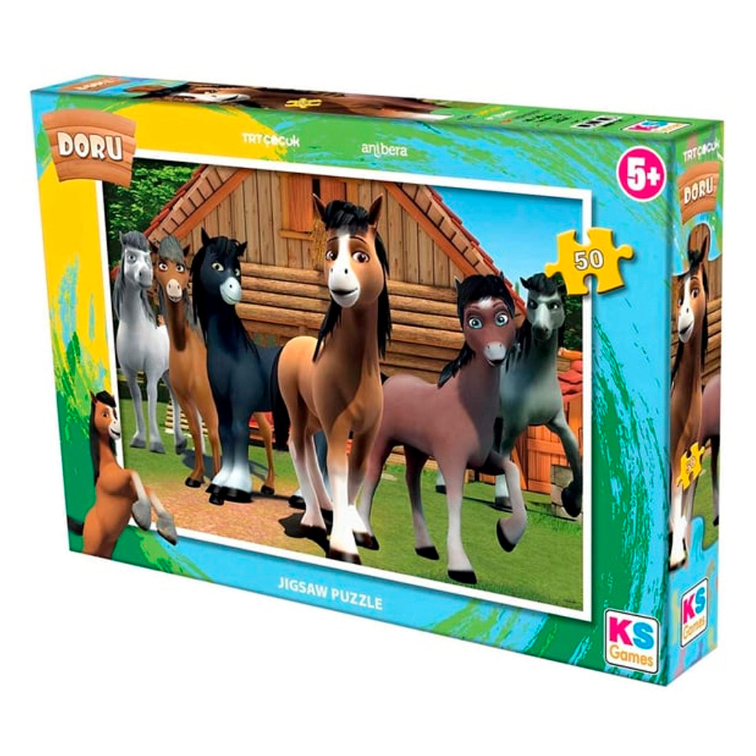 KS Oyunları Doru Doru 50 Parça Çocuk Bulmacası