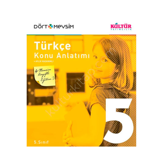Kültür Yayınları 5.Sınıf Türkçe Konu Anlatımlı