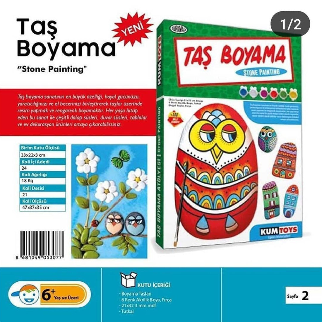 Kum Toys Taş Boyama 053077