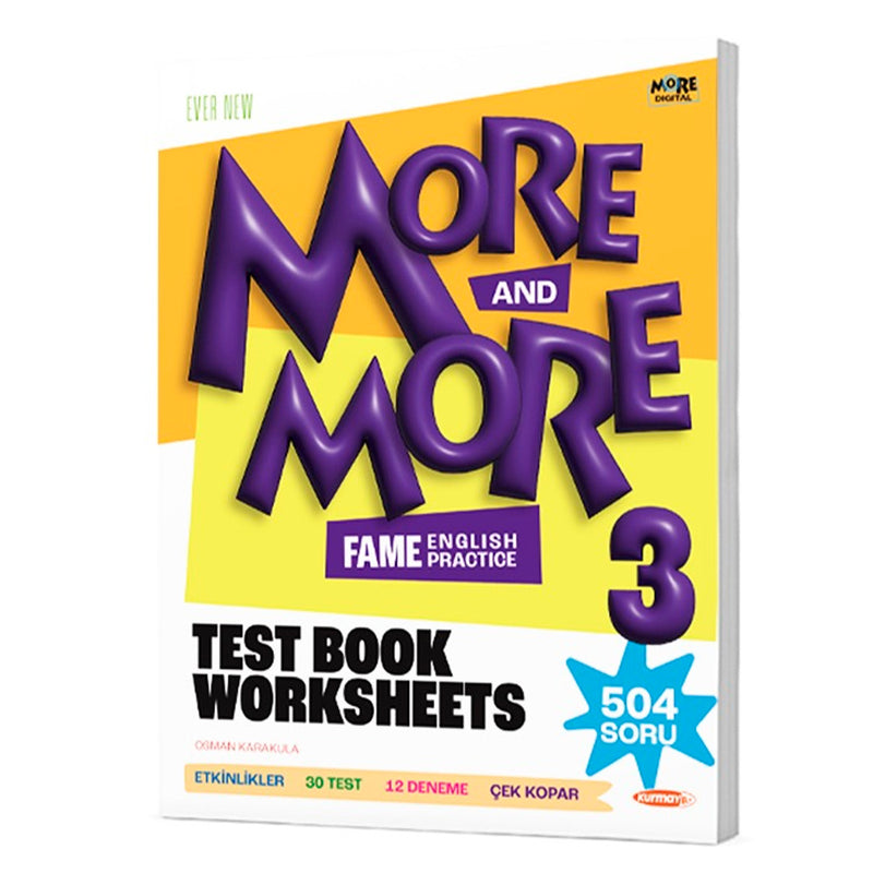 Kurmay Yayınları 3. Sınıf More More English Test Book