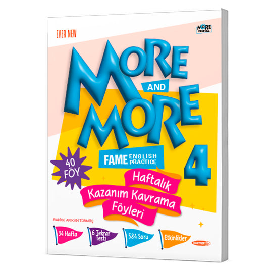 Kurmay Yayınları 4. Sınıf More More Haftalık Kazanım Kavrama Föyleri