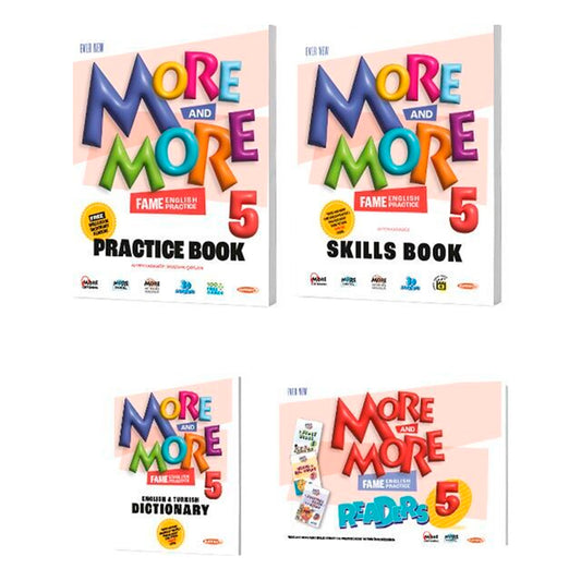 Kurmay Yayınları 5. Sınıf  New More & More Englısh Practice Book+(Sözlük )
