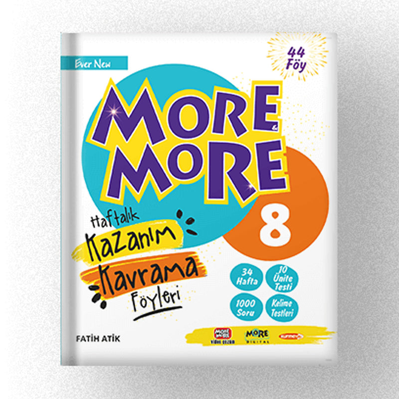 Kurmay Yayınları 8. Sınıf More More Haftalık Kazanım Kavrama Föyleri
