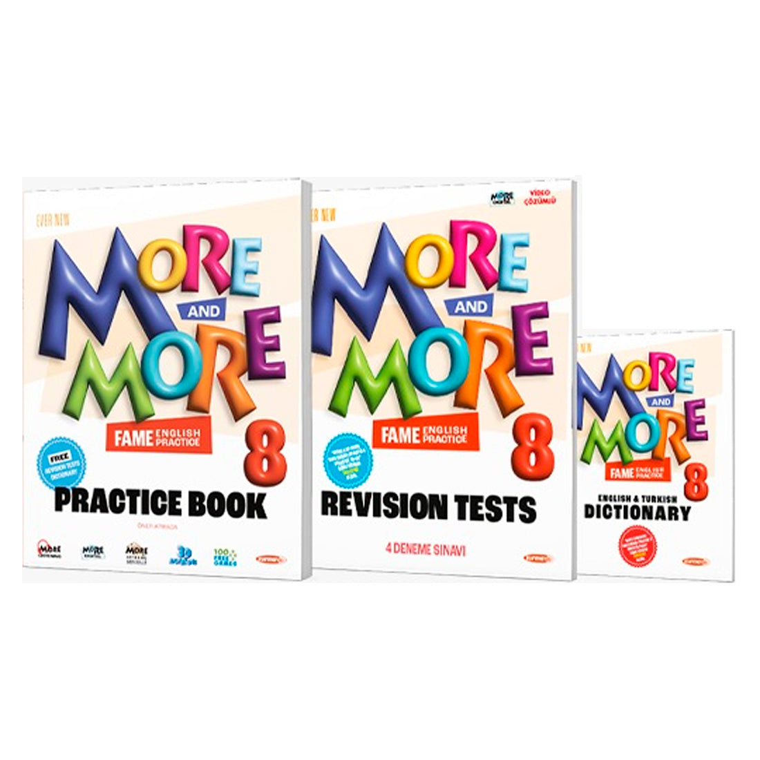 Kurmay Yayınları 8. Sınıf New More & More Englısh Practıce Book+(Sözlük)