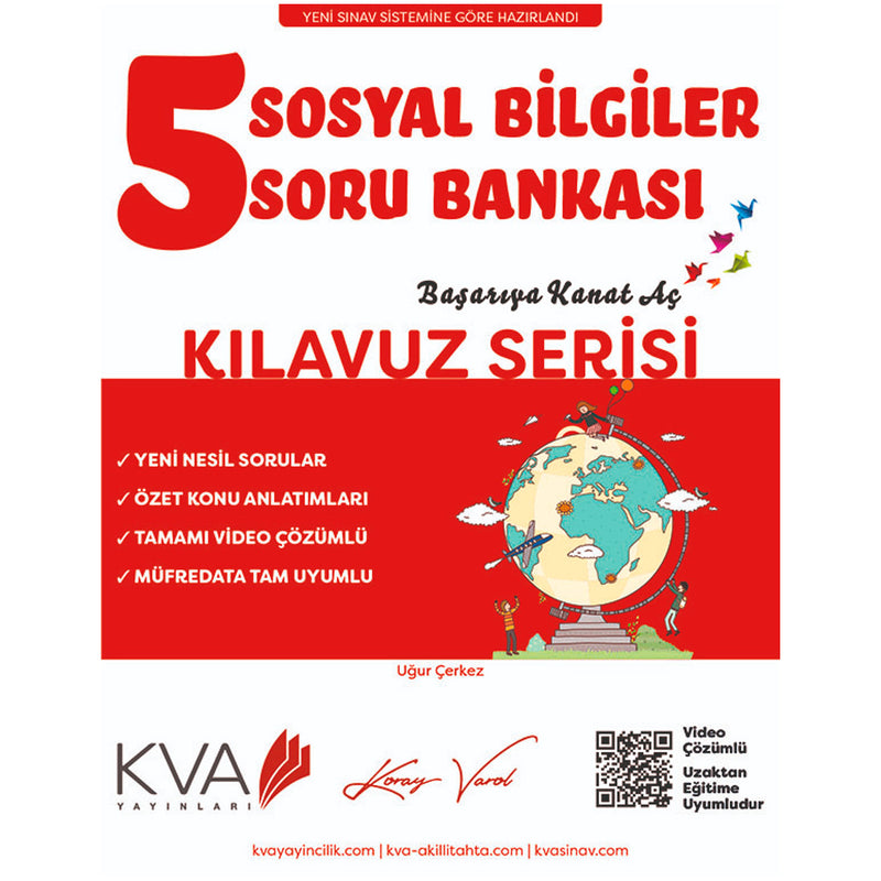 Kva Yayınları 5.Sınıf Sosyal Bilgiler Kılavuz Serisi Soru Bankası