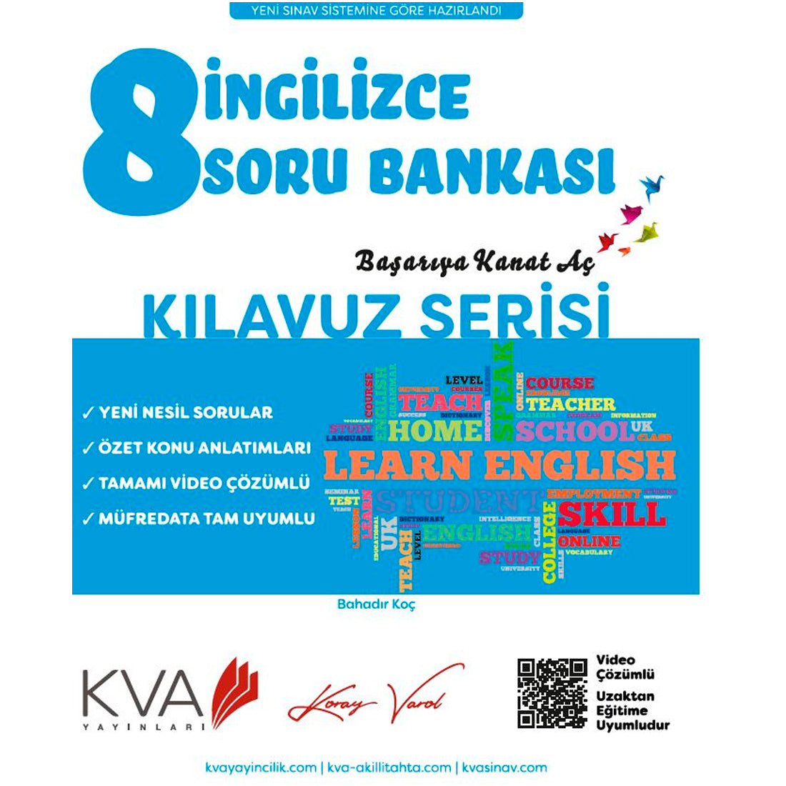 Kva Yayınları 8.Sınıf İngilizce Kılavuz Serisi Soru Bankası