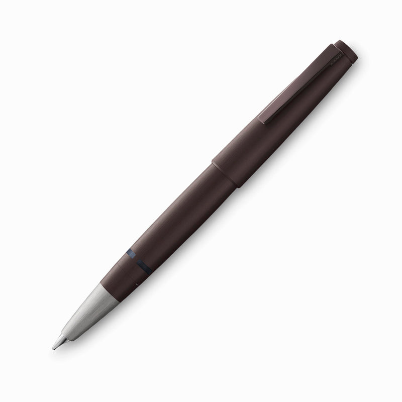 Lamy 2000 55. Yıl Özel Üretim Kahverengi F Uç Dolma Kalem + Defter Set - Hediyelik, İmza ve Not