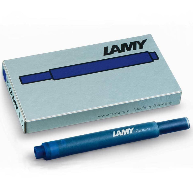 Lamy 5'li Dolma Kalem Kartuşu Mavi-Siyah - Dolma Kalem Mürekkep Yedek Kartuşu