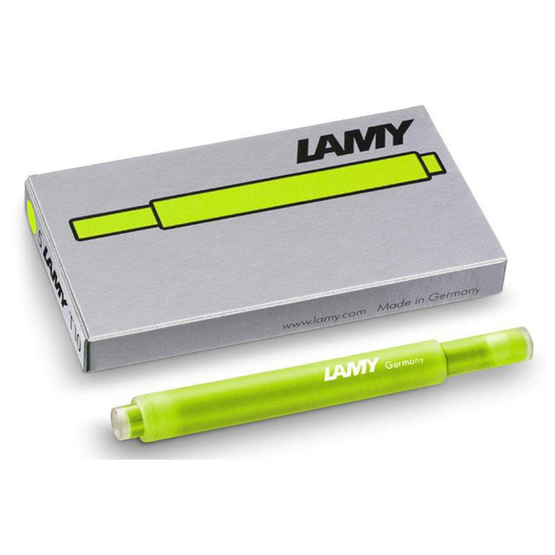 Lamy 5'li Neon Limon Yeşili Dolma Kalem Kartuşu - Yedek Mürekkep, Ofis ve Okul İçin