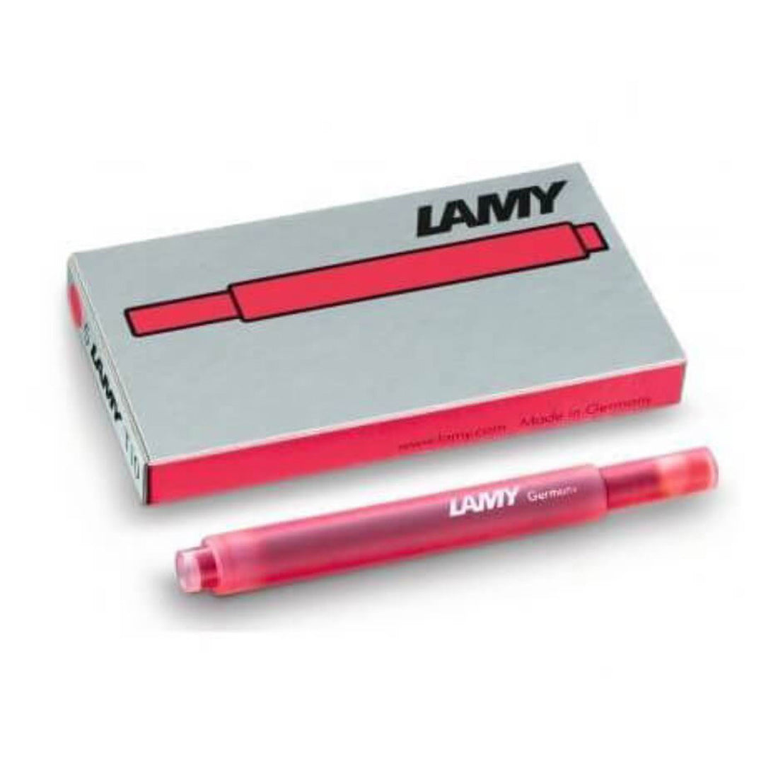 Lamy 5'li Neon Mercan Dolma Kalem Kartuşu - Yedek Mürekkep ve Orijinal Dolma Kalem Yedekleri