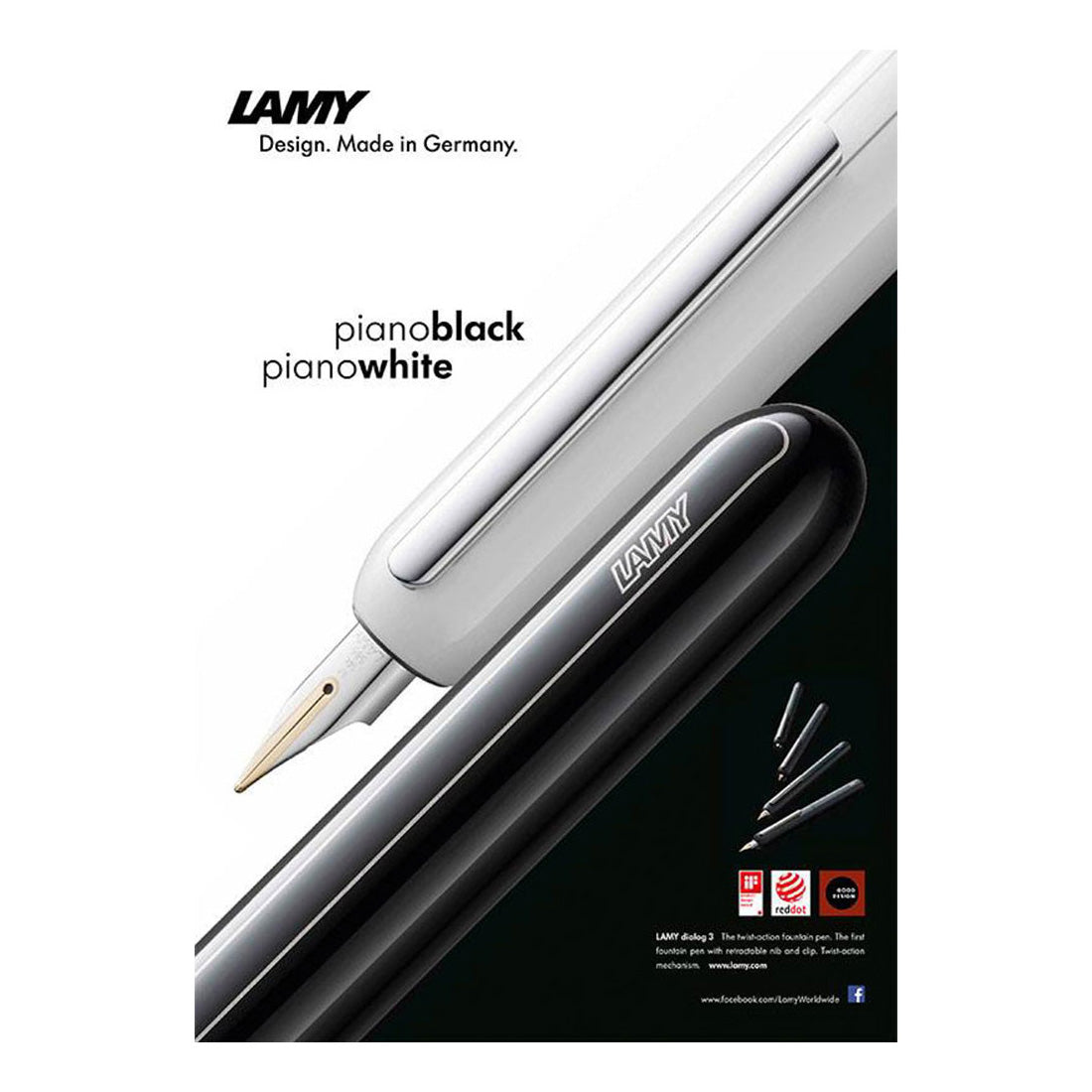 Lamy Dialog Siyah Gövde Dolma Kalem - Prestijli İmza ve Hediyelik Kalem