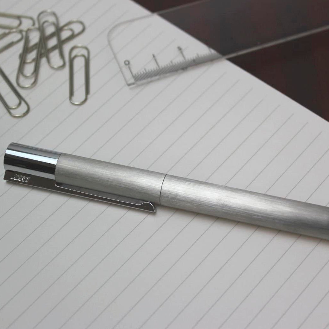 Lamy Paslanmaz Çelik Gövde Scala Tükenmez Kalem - Hediyelik İmza ve Ofis Kalemi