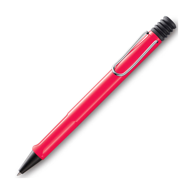 Lamy Safari Metal Kılps Mercan Tükenmez Kalem - Hediyelik İmza ve Ofis Kalemi