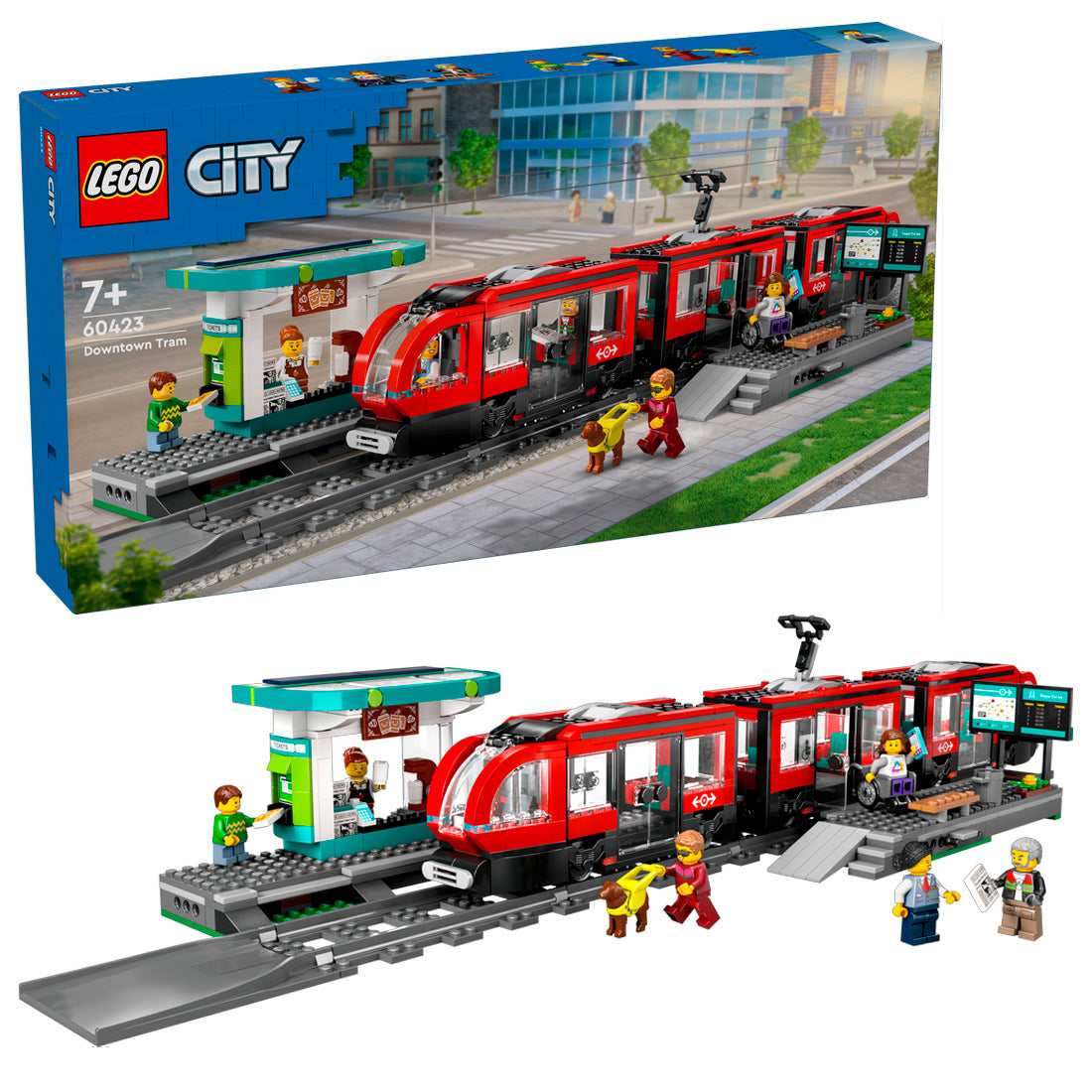 Lego City Şehir Merkezi Tramvay İstasyonu 60423