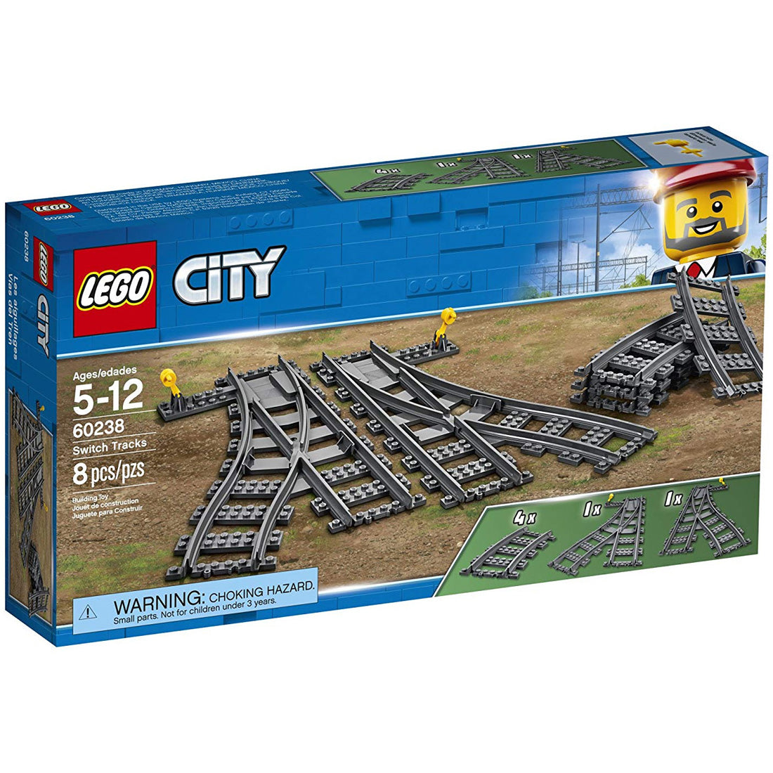 Lego City Switch Tracks 60238