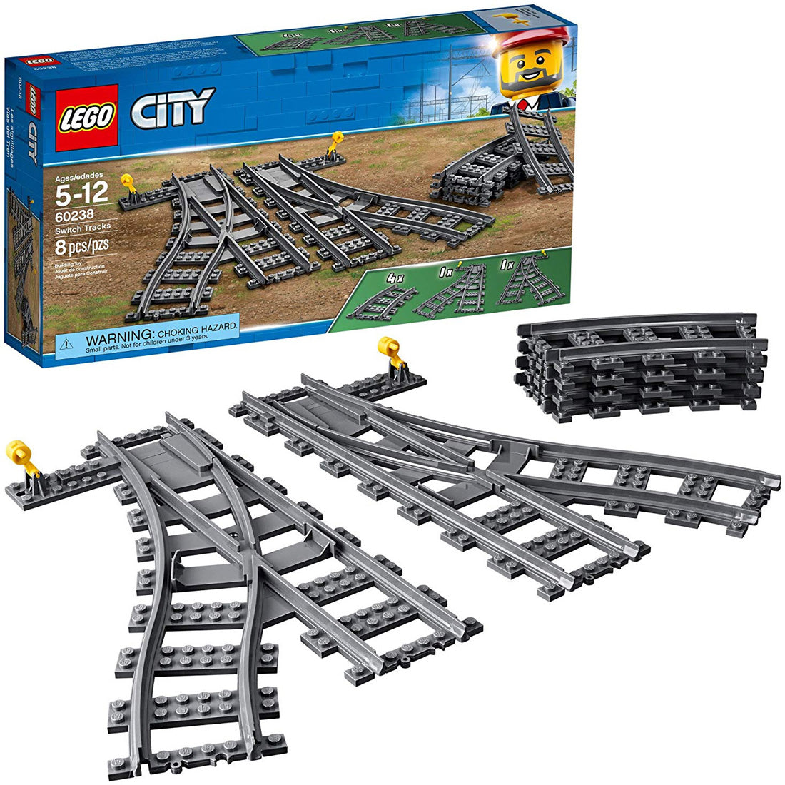 Lego City Switch Tracks 60238