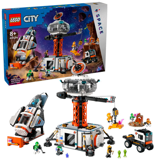 Lego City Uzay Üssü ve Roket Fırlatma Rampası 60434
