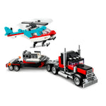 Lego Creator Helikopterli Açık Kasa Kamyon-8 31146