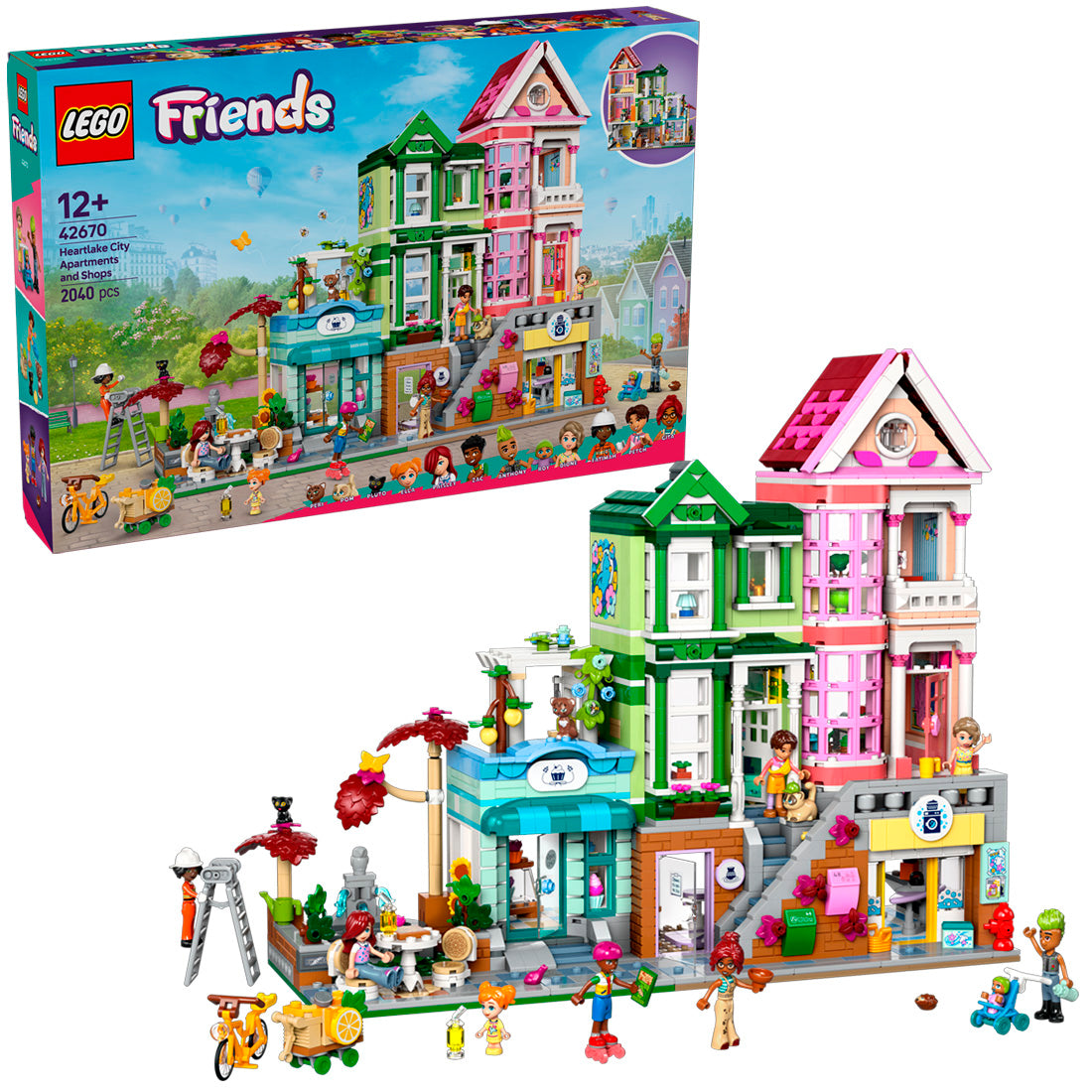 Lego Friends Heartlake City Daireleri ve Mağazaları 42670