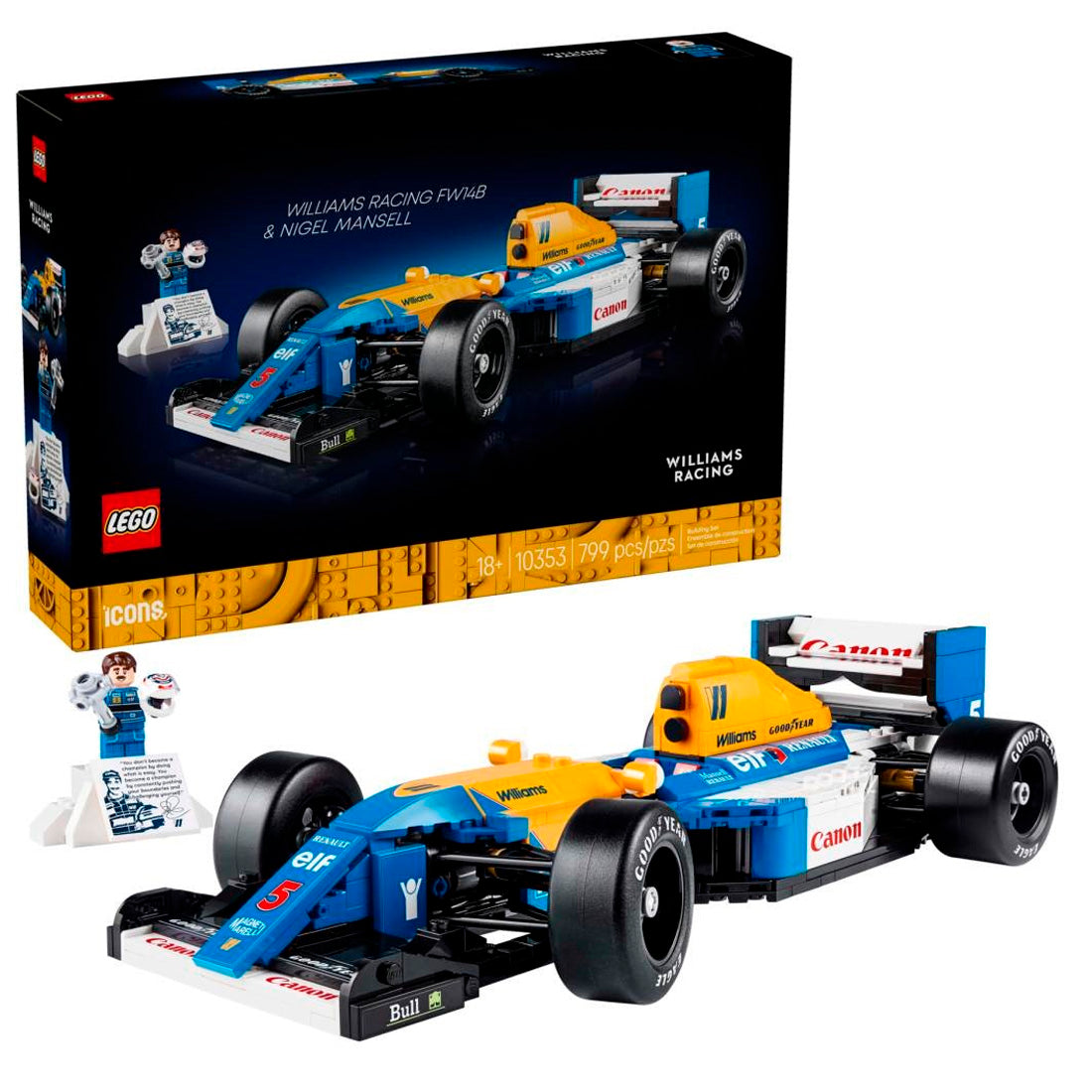 Lego Icons Williams Nigel Mansell-3 10353