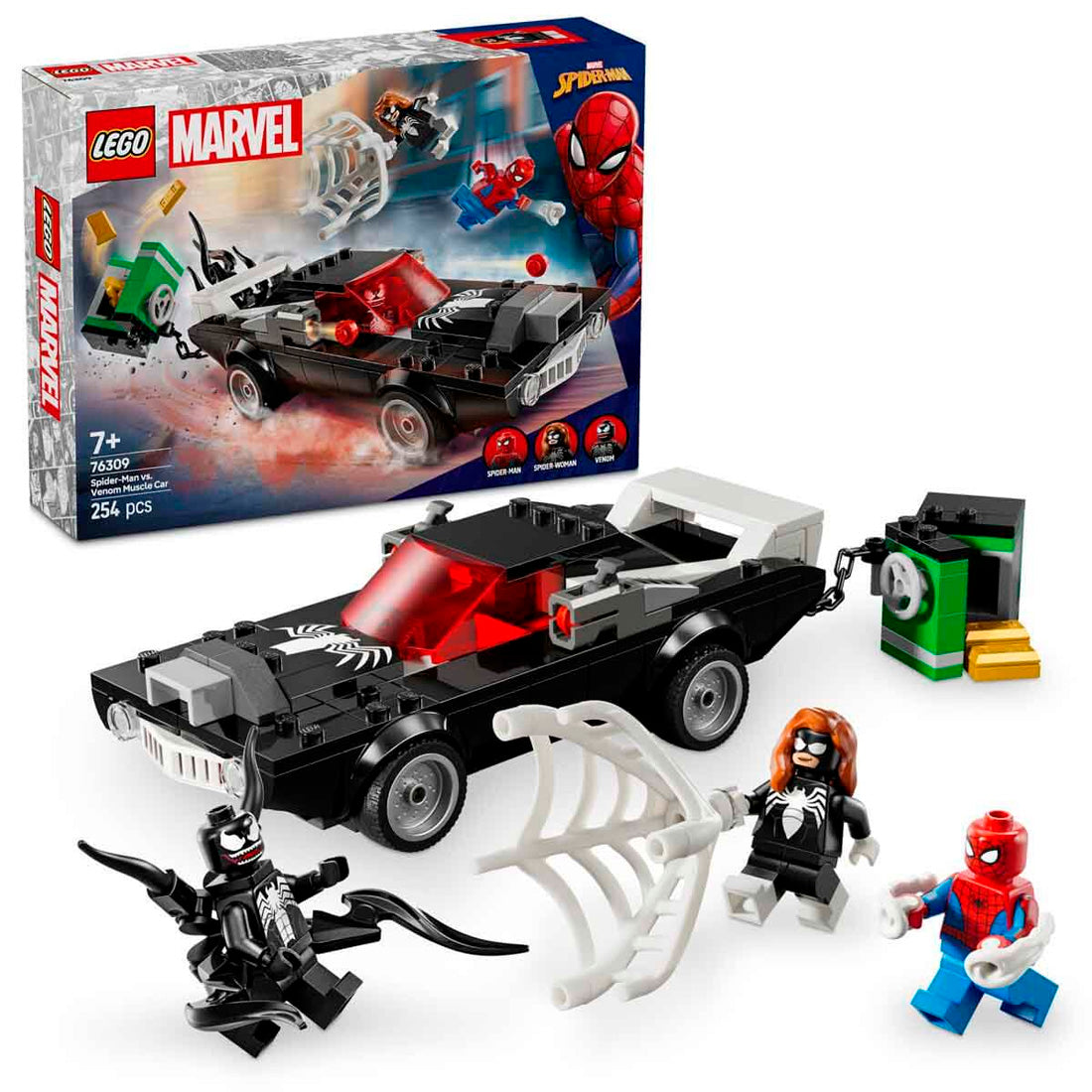 Lego Marvel Örümcek Adam, Venom Arabasına Karşı 76309
