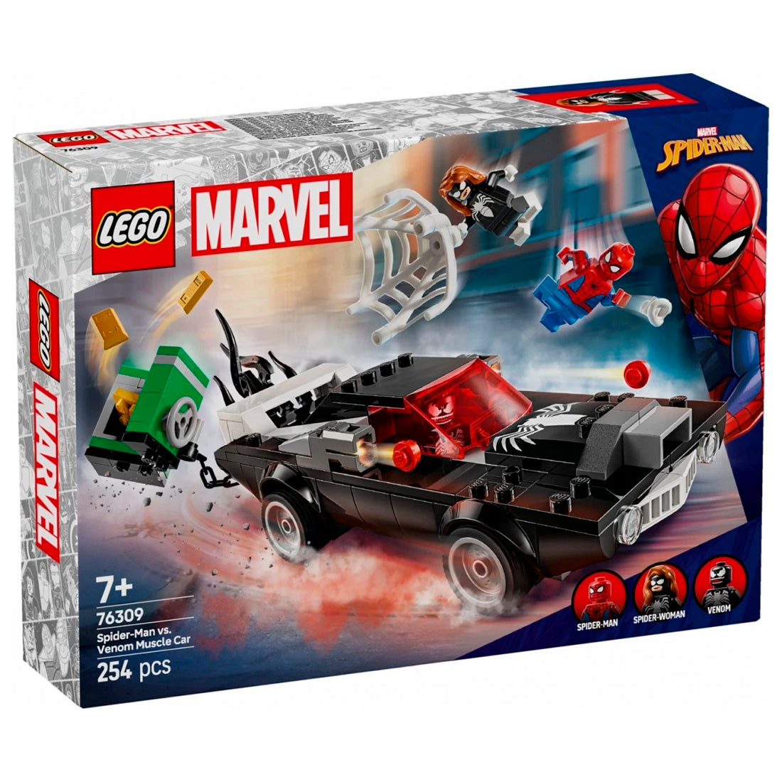 Lego Marvel Örümcek Adam, Venom Arabasına Karşı 76309