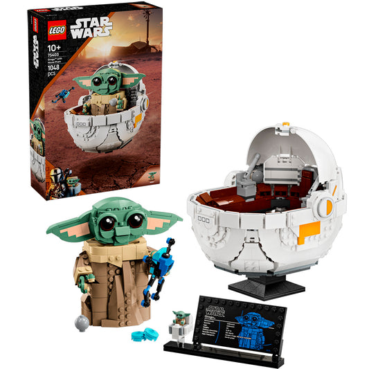 Lego Star Wars: The Mandalorian Uçan Bebek Arabalı Grogu 75403