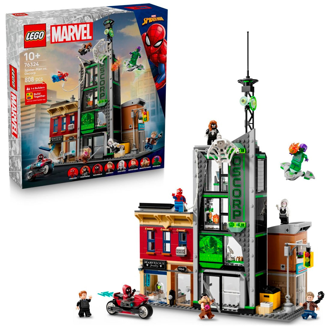 Lego Super Hereos Oscorp'A Karşı Örümcek Adam-3 76324