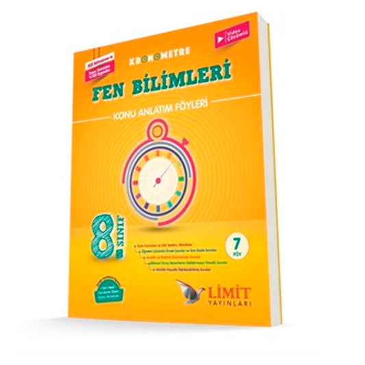Limit Yayınları 8. Sınıf Fen Bilimleri Kronometre Konu Anlatım Föyleri